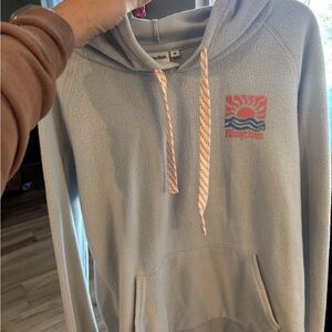 Rhythm Sky Blue Hoodie with Colorful Drawstrings